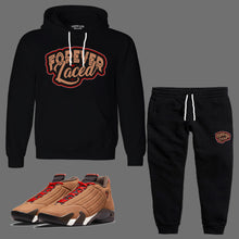 Load image into Gallery viewer, Forever Laced Hooded Sweatsuit to match Retro Jordan 14 Winterized