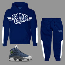 Load image into Gallery viewer, Forever Laced Hooded Sweatsuit to match the Retro Jordan 13 Flint sneakers