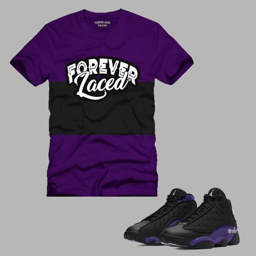 Forever Laced T-Shirt to match the Retro Jordan 13 Purple Court