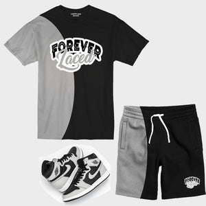 Forever Laced Short Set to match Retro Jordan 1 Shadow 2.0