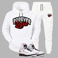Load image into Gallery viewer, Forever Laced Hoodie Sweatsuit to match Retro Jordan 2 OG Chicago sneakers