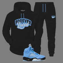 Load image into Gallery viewer, Forever Laced 1 Sweatsuit to match Retro Jordan 5 SE UNC sneakers
