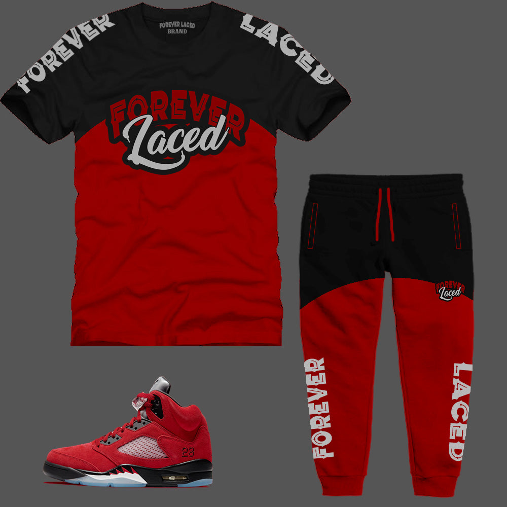 Forever Laced HH Outfit to match Retro Jordan 5 Raging Bull