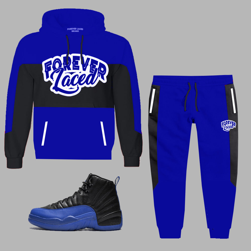 Forever Laced Hooded Sweatsuit to match the Retro Jordan 12 Game