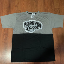 Load image into Gallery viewer, Forever Laced Logo T-Shirt to match Retro Jordan 4 Wolf Grey