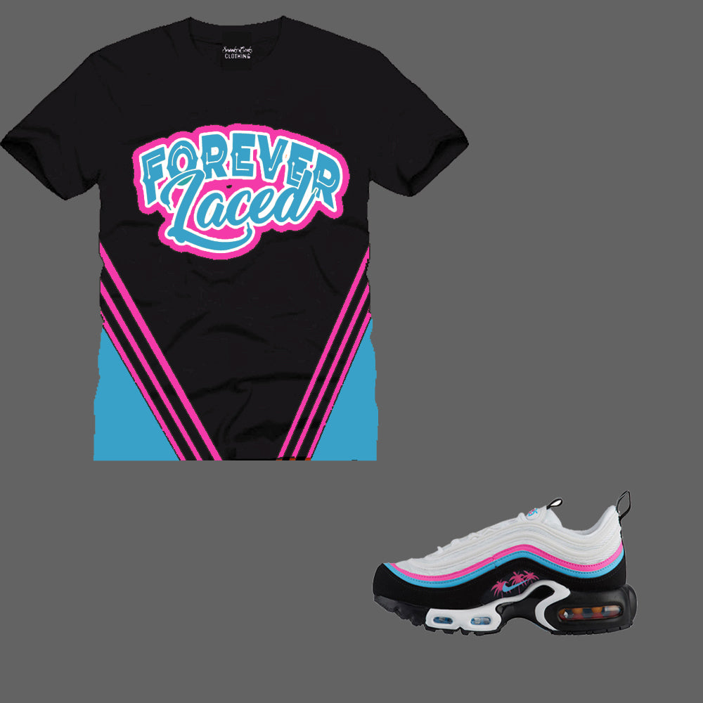 Forever Laced Active T-Shirt to match Air Max 97 Plus Miami Away sneakers