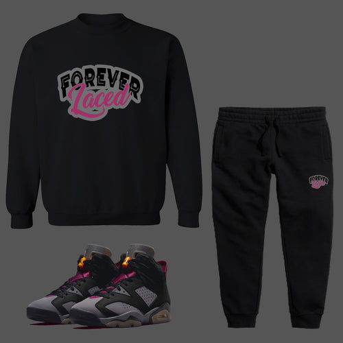 Forever Laced Sweatsuit to match Retro Jordan 6 Bordeaux