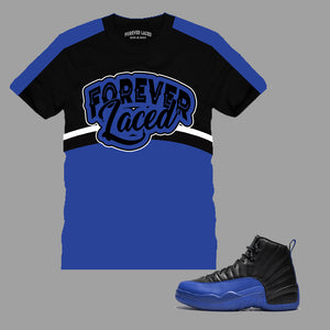 Forever Laced T-Shirt to match Retro Jordan 12 Game Royal