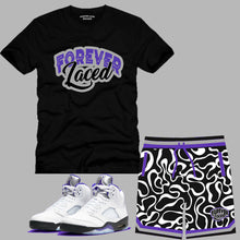 Load image into Gallery viewer, Forever Laced Retro Short Set to match Retro Jordan 5 Concord