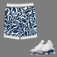 Load image into Gallery viewer, Forever Laced Shorts to match Retro Jordan 13 French Blue