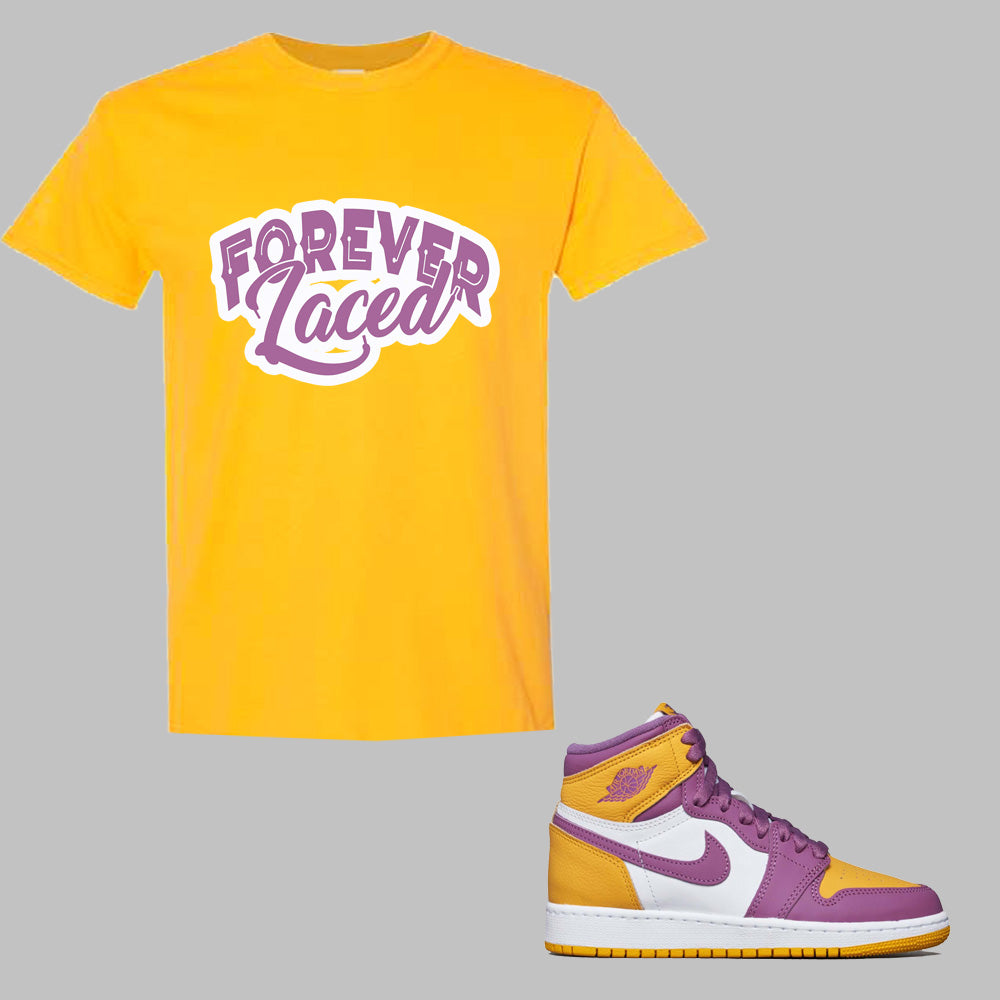 Forever Laced 1 T-Shirt to match Retro Jordan 1 Brotherhood