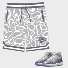 Load image into Gallery viewer, Forever Laced Shorts to match Retro Jordan 11 Cool Grey sneakers