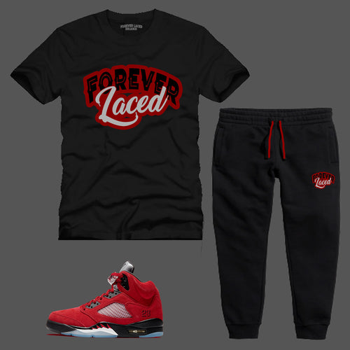 Forever Laced Outfit to match Retro Jordan 5 Raging Bull