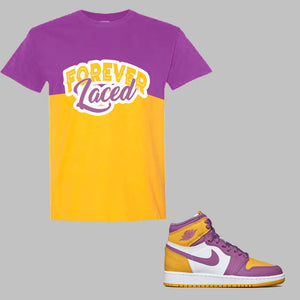 Forever Laced HH T-Shirt to match the Retro Jordan 1 Brotherhood