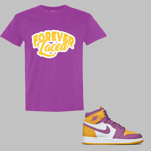 Forever Laced T-Shirt to match Retro Jordan 1 Brotherhood