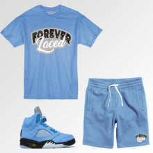 Load image into Gallery viewer, Forever Laced Short Set to match Retro Jordan 5 SE UNC Sneakers