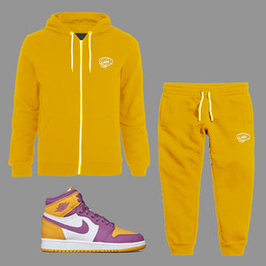 Forever Laced Zipped Hooded Sweatsuit to match Retro Jordan 1