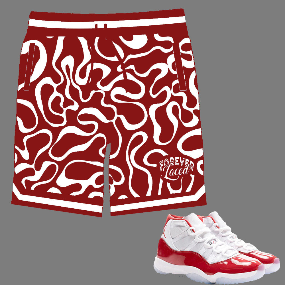 Forever Laced Shorts to match Retro Jordan 11 Cherry