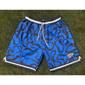 Forever Laced Shorts to match Retro Jordan 1 Dark Marina Blue