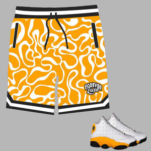 Forever Laced Shorts to match Retro Jordan 13 Del Sol