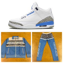 Load image into Gallery viewer, Forever Laced Tracksuit to match Retro Jordan 3 UNC