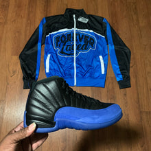 Load image into Gallery viewer, Forever Laced Active Track Jacket to match Retro Jordan 12 Game Royal