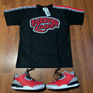 Forever Laced T-Shirt to match Retro Jordan 3 Chicago All-Star