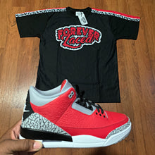 Load image into Gallery viewer, Forever Laced T-Shirt to match Retro Jordan 3 Chicago All-Star