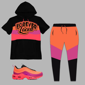 Forever Laced Active Short Sleeve Hoodie Set